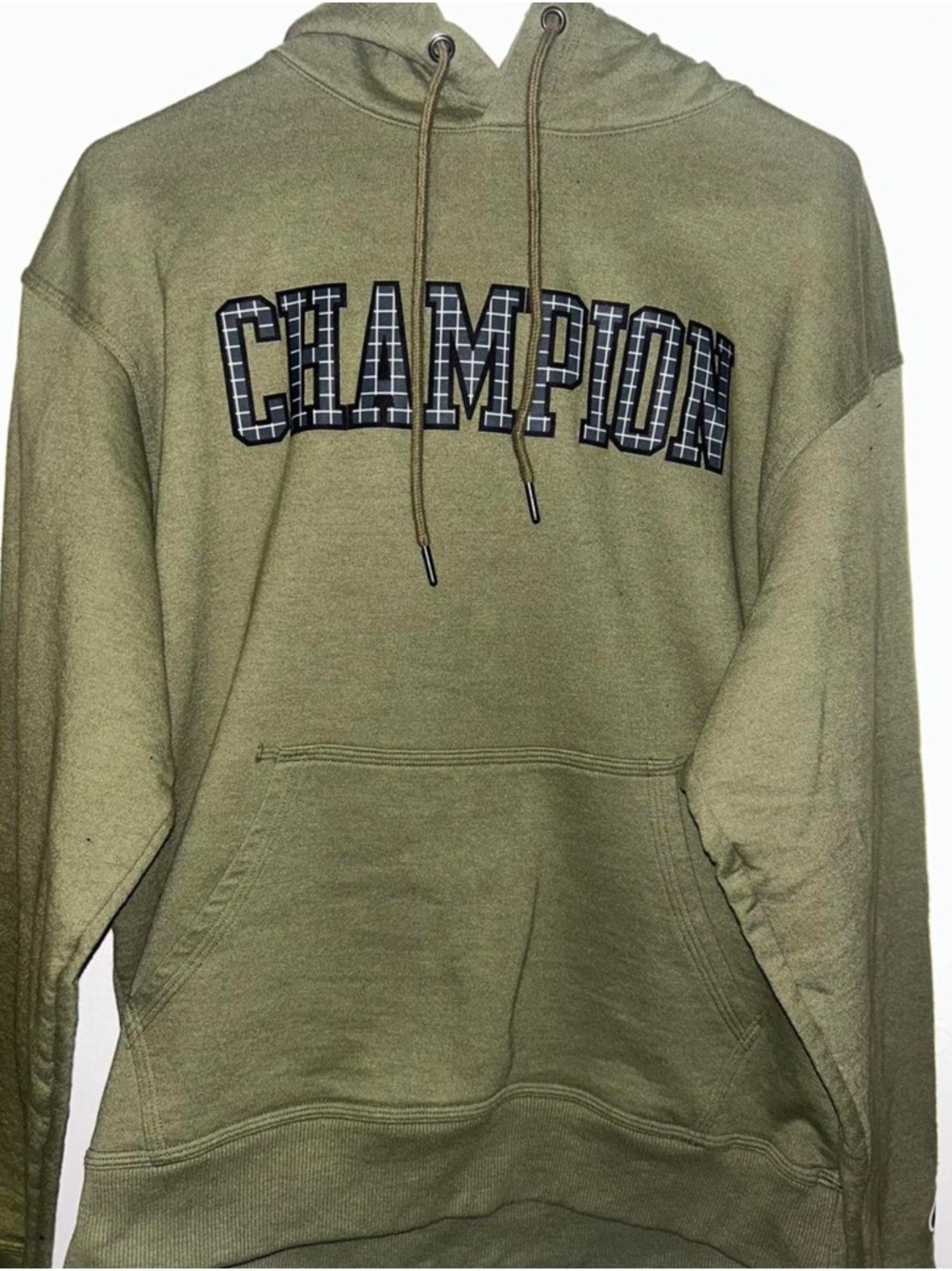 Champion Olive Green Hoodie